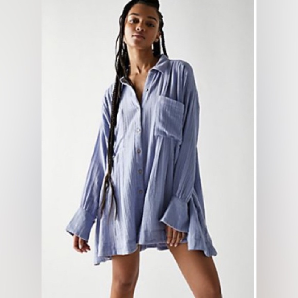 The Voyager Shirtdress - Free People